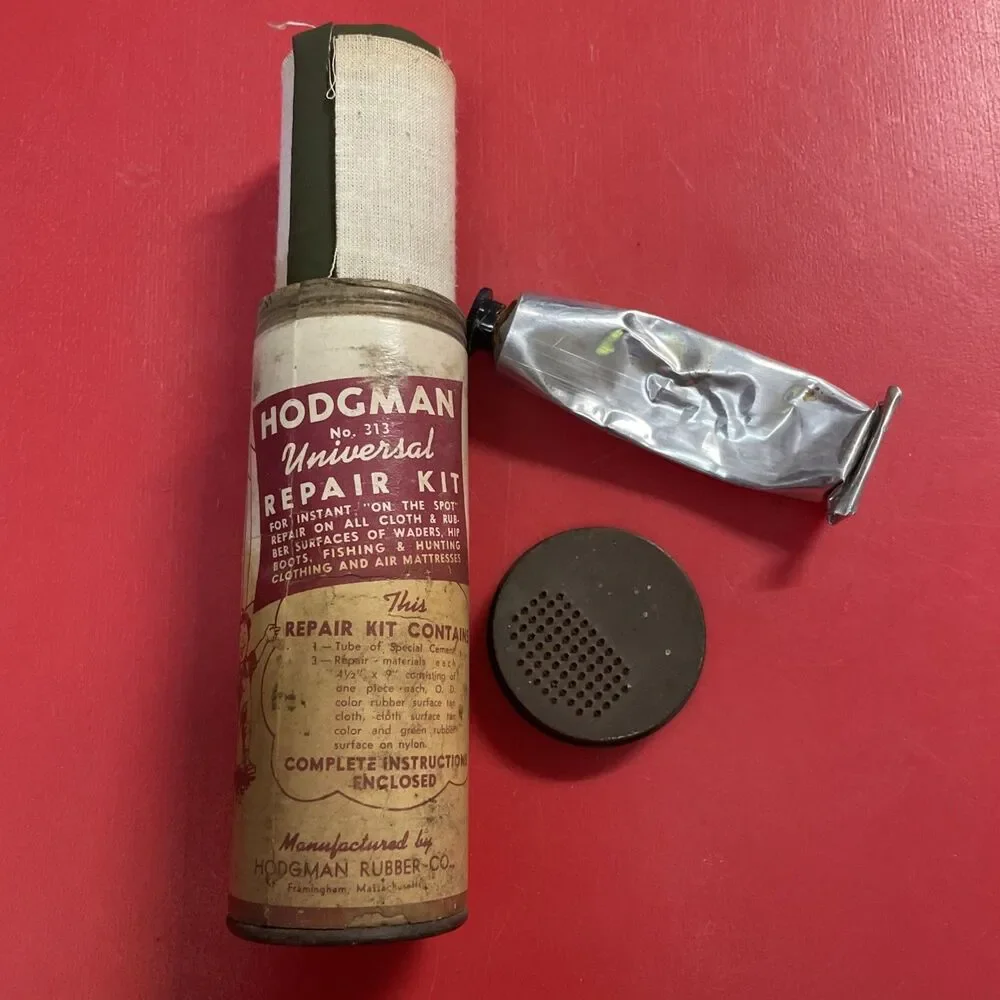 VINTAGE HODGMAN NO. 313 UNIVERSAL TIRE AND TUBE PATCH REPAIR KIT